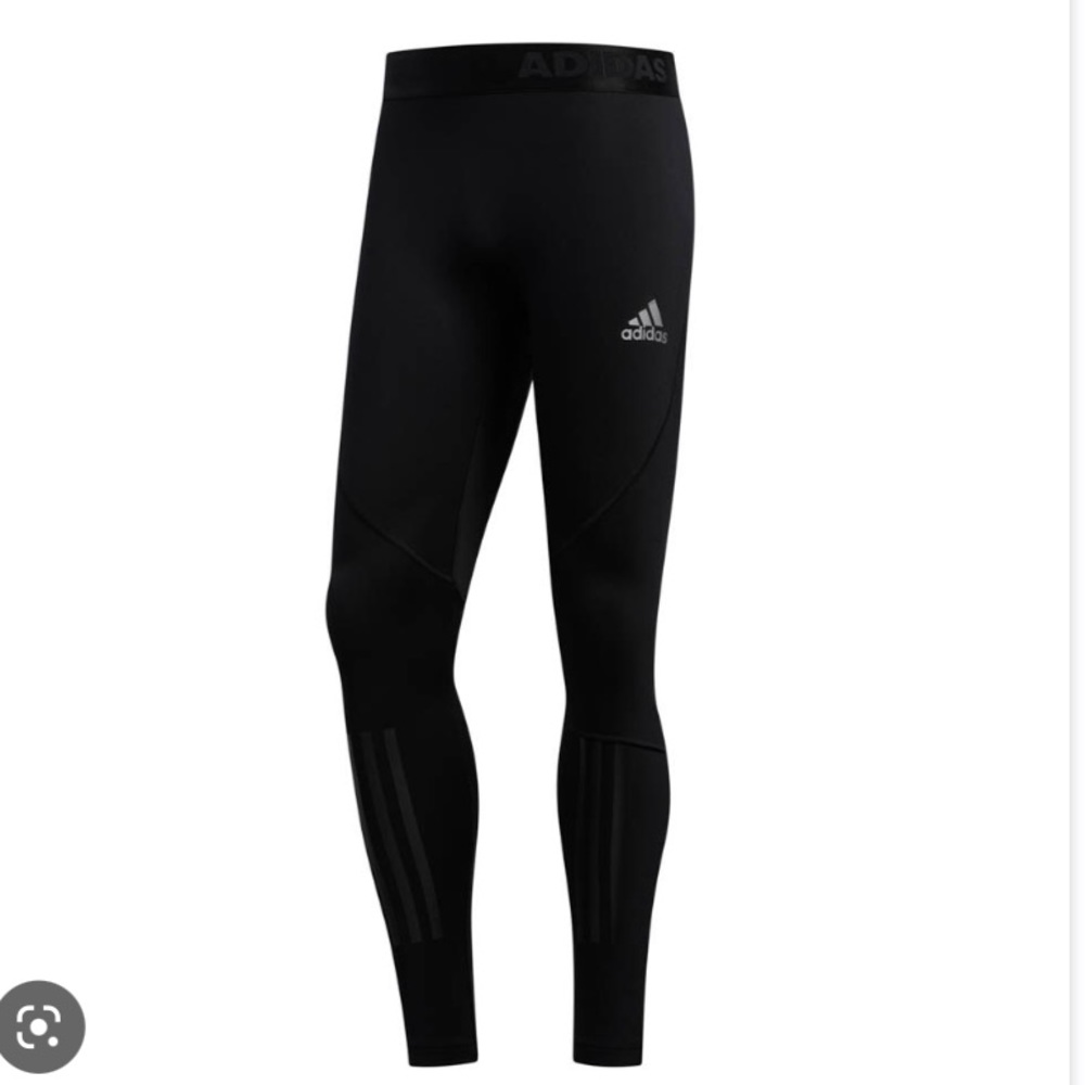 Adidas Climawarm Black Leggings Tights Medium